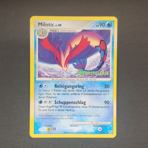 Pokemon - Platin - Ultimative Sieger 70/147 - Milotic Deutsch Pre Release Stamp - Picture 3 of 8