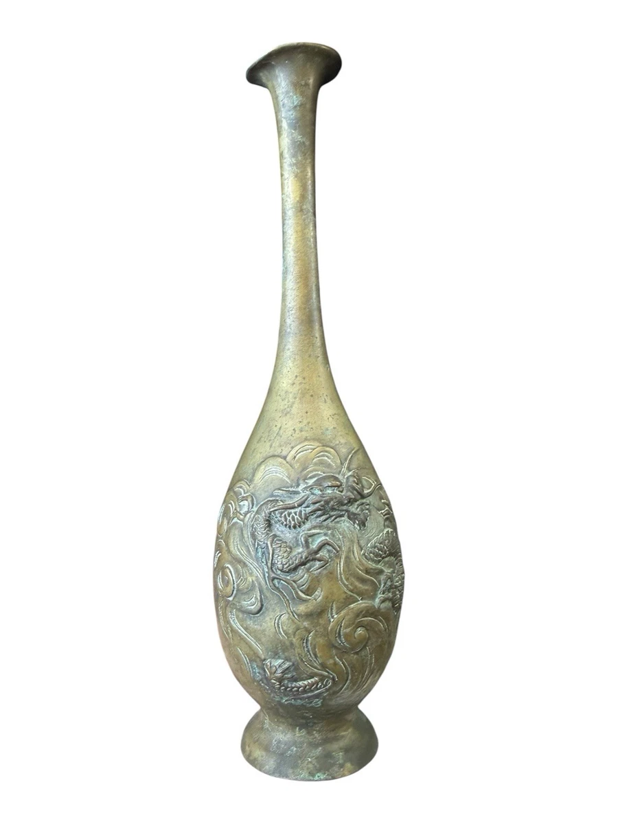 古銅 花入（中国-1850年頃） 古董原始青铜1850-1899 中国古董花瓶| eBay