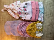 Beautiful Baby Gerber New Born Multicolor Hats Fabric Mix Beanie