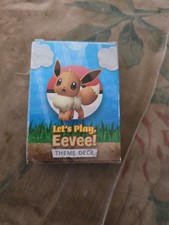 Pokemon TCG Let's Play Eevee Theme Deck - Used, Open Box, Deck Only