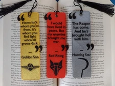 Red Rising Trilogy Bookmark Book Quote Gift for Book Lover and Sci-Fi Reader