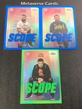 2026 Topps Chrome WWE Scope Finn Balor Kevin Owens Green Blue Ref /99/150 Lot*3