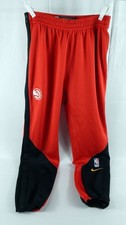 2024-25 Atlanta Hawks Garrison Mathews #24 Game Used Red Warm Up Pants L 488