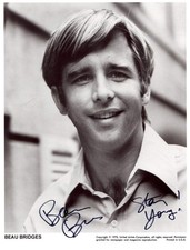 ACTOR Beau Bridges autograph, signed photo