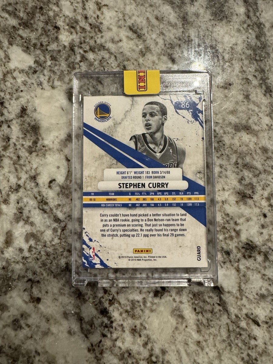 2010-11 Panini Rookies & Stars - Stephen Curry #86 FACTORY SEALED