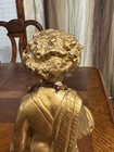 Murobello Gold Handpainted Cherub Statue Charleston, South Carolina 14.5" — photo 5