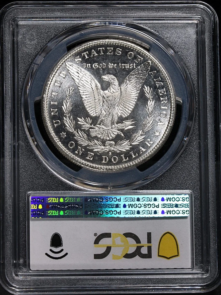 1880-S Morgan Silver Dollar PCGS MS64+ PL Superb Eye Appeal Strong Strike - Image 4 of 4