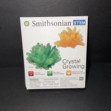 Smithsonian earth science STEM Crystal Growing Kit New in Box Age 10+