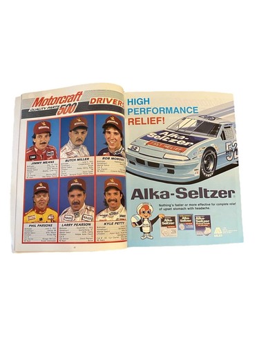 Vintage 1990 NASCAR Motorcraft Quality Parts 500 Souvenir Magazine Atlanta Race - Picture 2 of 4