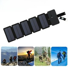 Solar Power Bank Portable Cell Phone Charger Pane for Samsung IPhone Android