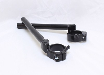 HeliBars TrackStar Clip-On Handlebars Black for Suzuki GSXR1000 2017-2023