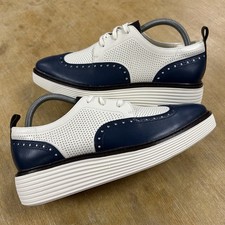 Cole Haan OriginalGrand W30260 Oxford Wingtip Dress Shoes Navy Women  s Size 9B