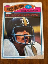 various 1977 Topps Mexican POOR CONDITION football cards