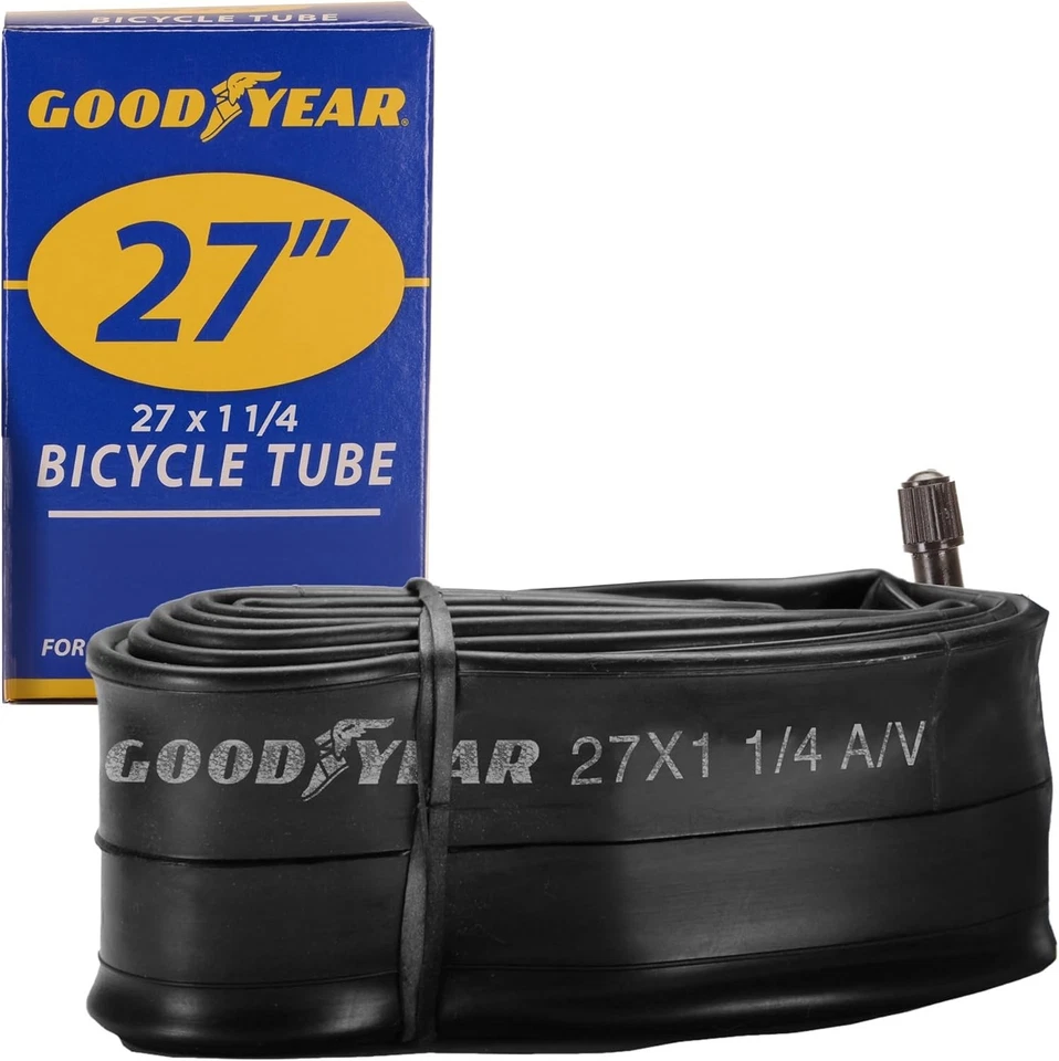 Durable 27-Inch Butyl Rubber Bicycle Tube with Schrader Valve for Smooth Rides - Image 3 of 4