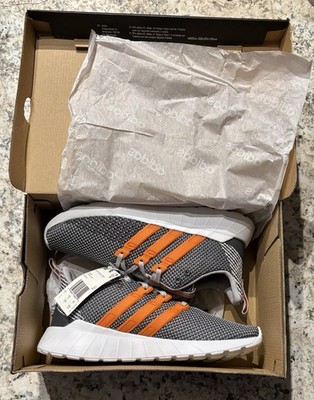 Size 7 - Adidas Questar Flow Grey & Orange; New In Box