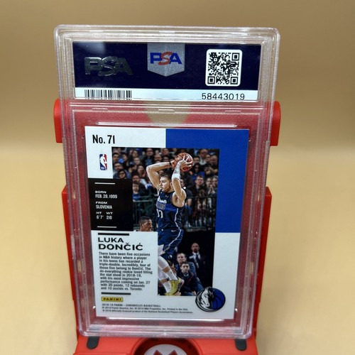 2018 Panini Chronicles Luka Doncic Pink Variation PSA 10 Gem Mint RC Rookie - Picture 5 of 7
