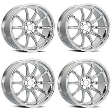 Set 4 18 Katana Racing Hr06 Chrome Wheels 18x8.5 5x112 35mm Racing Rims