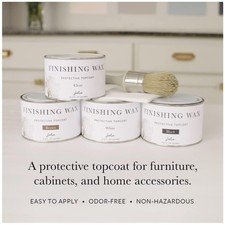 White Finishing Wax - Non-Hazardous Odor-Free