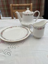 Paragon 'Belinda' Tea pot, Milk Jug, Serving Plate. 