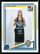 2025 Donruss WNBA Ajsa Sivka 93 Chicago Sky RC