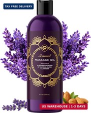 Aromatherapy Sensual Massage Oil for Couples - Relaxing Lavender Massaging Oil f