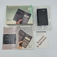 Hewlett Packard HP-28S Advanced Scientific Calculator W/ Box Manuals - Broken