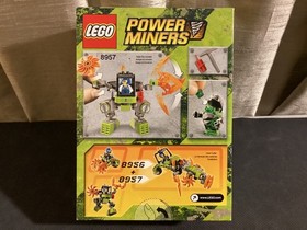 Lego Power Miners Mine Mech 8957 Boulderax  Set #2 green crystal dynamite 2009