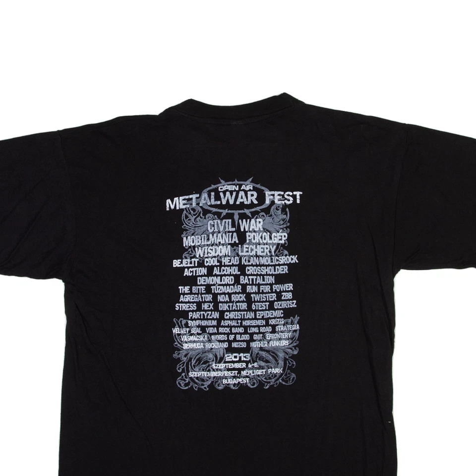 FEI YANG Crossholder Mens Band T-Shirt Black L - Image 4 of 4