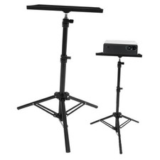 Projector Stand Tripod 44.88 Inch Height Adjustable 114.00X37.00X37.00CM Black