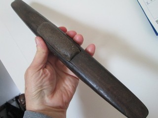 Antique 18th c 19th C HARPOON SHARPENING TOOL Great patina