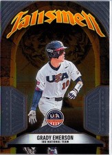 2026 Panini Stars & Stripes Prizm USA Baseball #2 Grady Emerson Talisman