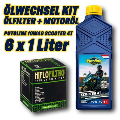 Ölfilter Motoröl Kit 6L (für: Honda CRF 1100 L Africa Twin DCT ABS SD08 23-24 )