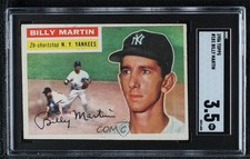1956 Topps Billy Martin #181 SGC 3.5 0z31