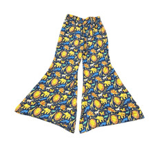 Vintage 60s or 70s silky animal print bellbottom pants