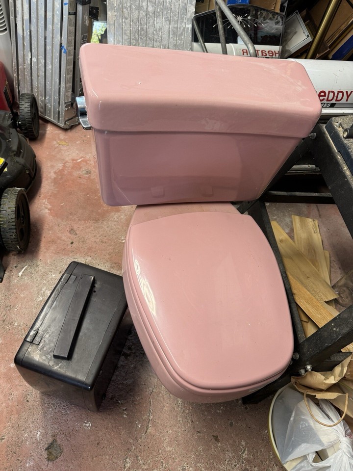 Vintage Pink Toilet eBay