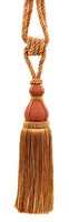 DÉCopro Quasten Tiebacks TBH15, Farbe# 07H Rust Medley Orange, Set 4