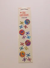 Mrs. Grossman's Lot 2 Strips Brand New Package ~Sparkle Jacks~ Stickers HTF