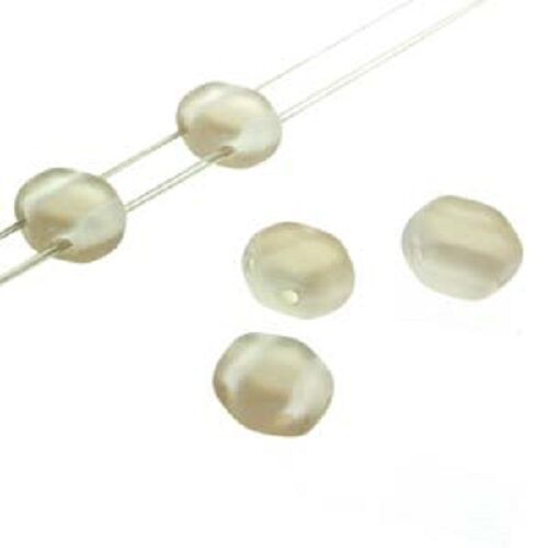 AUSVERKAUF Tschechische Glaswaben 6,5 mm 2 Loch Perlen (30 Perlenstrang) - Bild 14 von 25