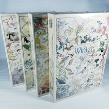 Lot Of 4 Seasons Cobble Hill Puzzles 1000 Pieces Each NEW SEALED