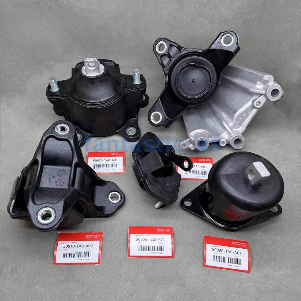 OEM 5PCS Engine Motor & Trans Mounts Kit For 2009-2014 Acura TSX 2.4L Auto Trans - Image 3 of 4