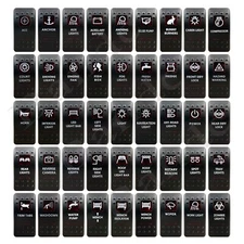 1PC Red Rocker Switch Cover For Car Marine Boat Truck Switch Cap Replacement