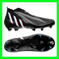 ADIDAS PREDATOR EDGE FG - CORE BLACK/CLOUD WHITE/VIVID RED GV7385 Men's Soccer