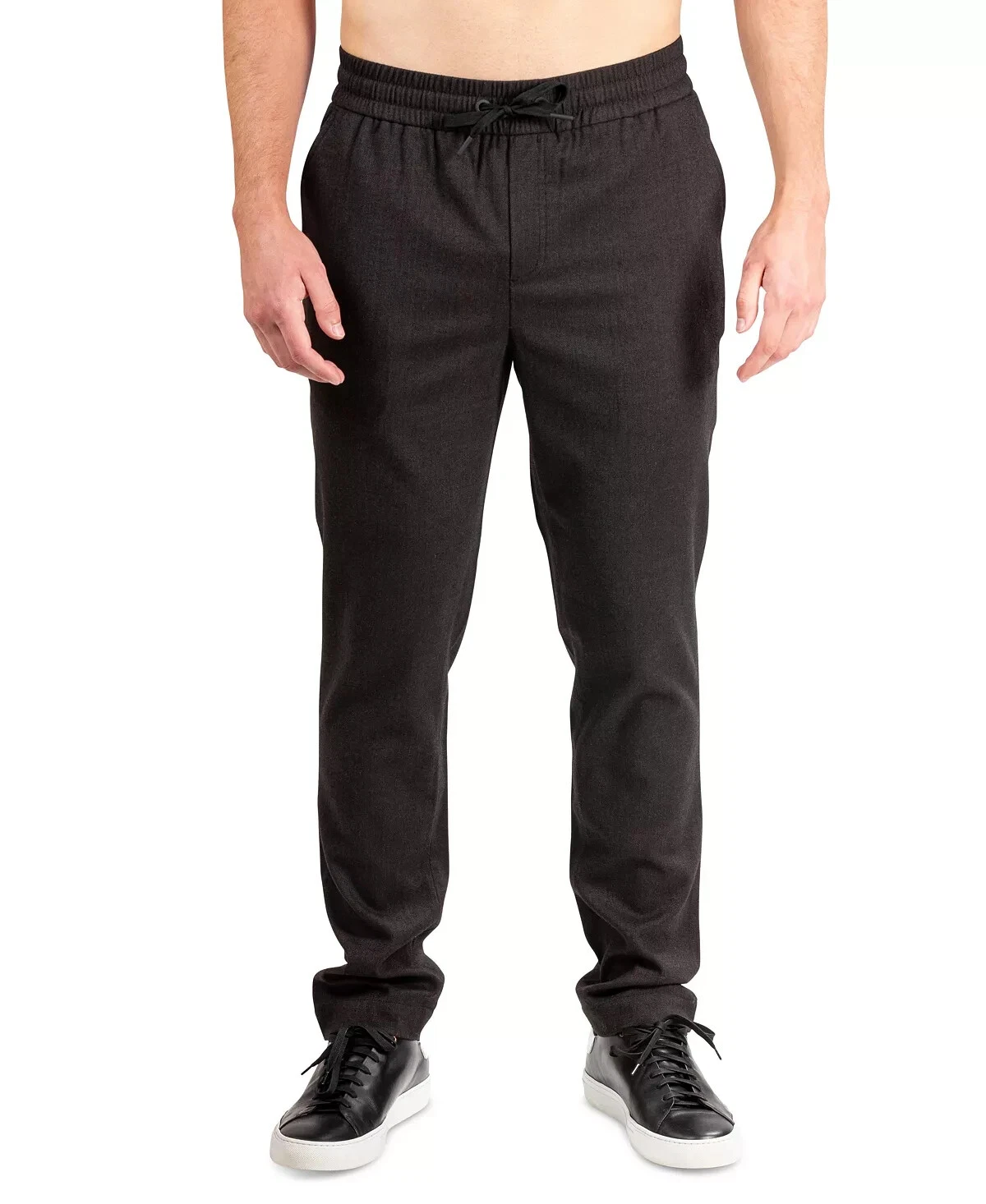 Natori NWT Men's Black Smocked Drawstring Daytime Jogges Pants Size XL SALE $84