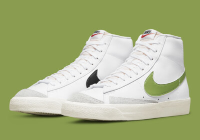 Nike Blazer Mid '77 Vintage VNTG White Chlorophyll Black Sail