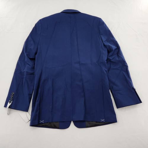 Calvin Klein Brt Blue X-Fit Slim Fit Suit Jacket Separates Boys Size 18R - Picture 3 of 6