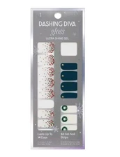 Dashing Diva Gloss Ultra Shine Gel Nail Strips, Celebration Toast, 32 Count