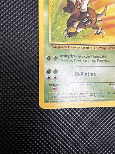 Pokemon Card - Pinsir 25/62 Non Holo Rare WOTC Vintage Jungle Set - Picture 5 of 10