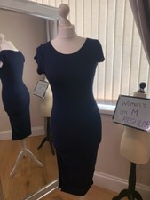 navy Blue Julietta bodycon dress - Small / Medium