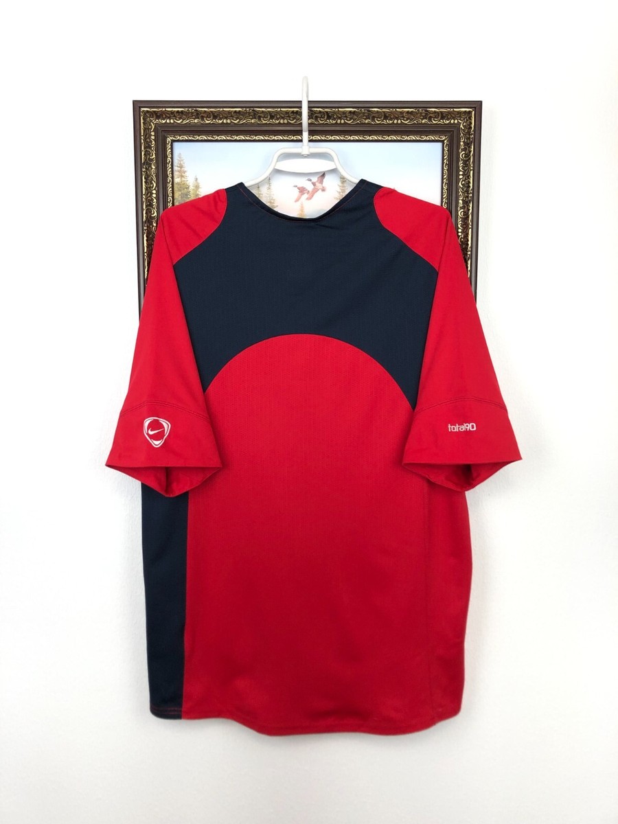Vintage Nike Arsenal Football Shirt o2 Soccer Train Jersey Mens