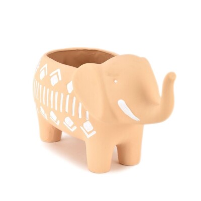 Hestia Keramik Elefant Übertopf 36 cm - HE1632 - Neu